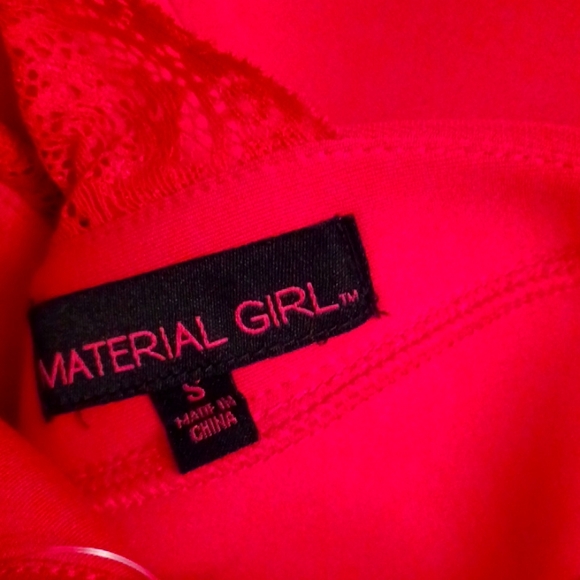 (NWT) Material Girl - Red Dress- Sz (S) - Picture 5 of 11